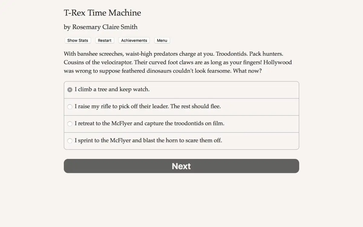 T-Rex Time Machine