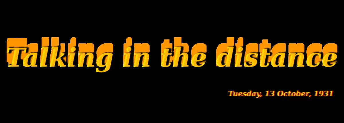 Portada de Talking in the Distance