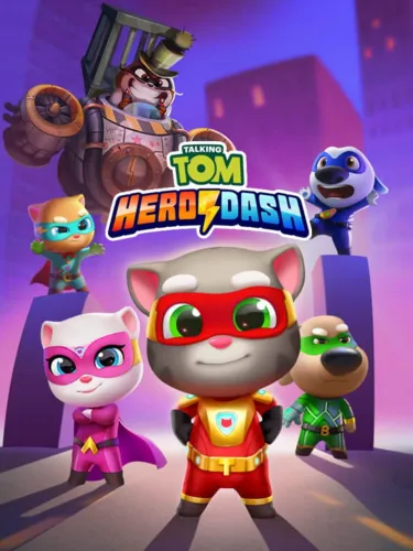 Portada de Talking Tom Hero Dash