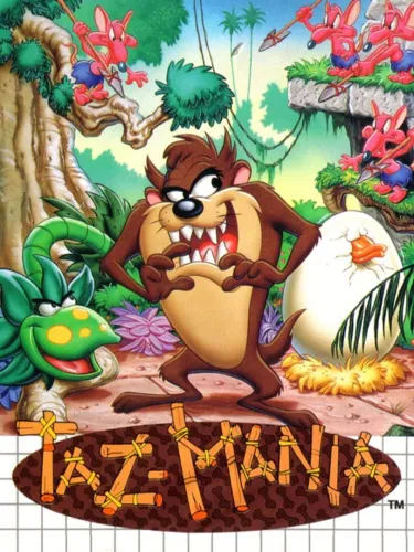 Portada oficial del videojuego Taz-Mania