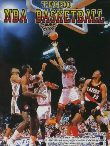 Portada de Tecmo NBA Basketball