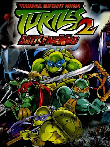 Portada oficial del videojuego Teenage Mutant Ninja Turtles 2: Battle Nexus