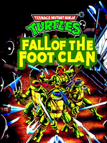 Portada de Teenage Mutant Ninja Turtles: Fall of the Foot Clan