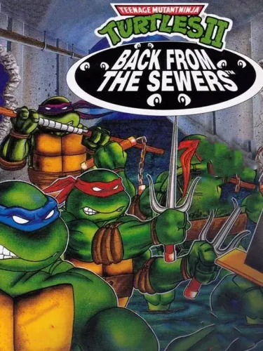 Portada de Teenage Mutant Ninja Turtles II: Back from the Sewers