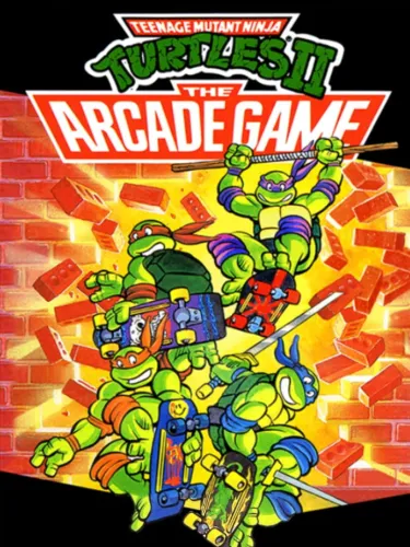 Portada de Teenage Mutant Ninja Turtles II: The Arcade Game