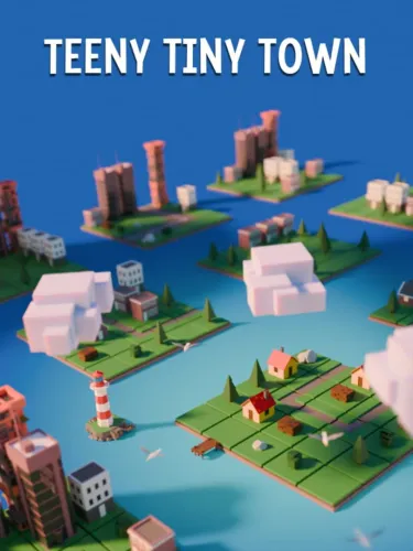 Portada oficial del videojuego Teeny Tiny Town