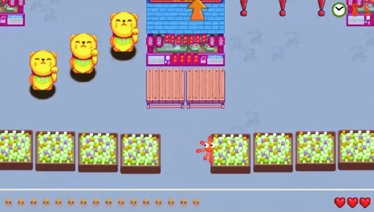 The 2D Adventures of Rotating Octopus Character