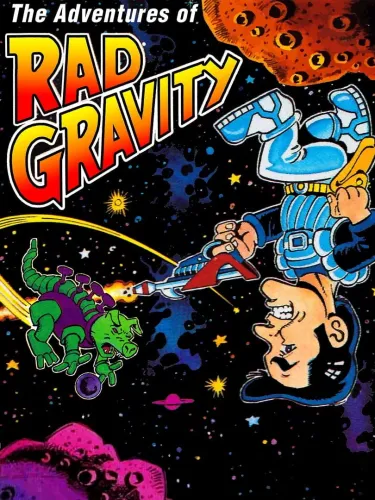 Portada de The Adventures of Rad Gravity