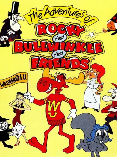 Portada de The Adventures of Rocky and Bullwinkle and Friends