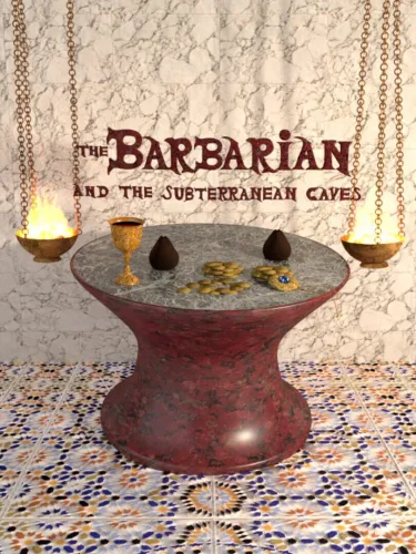 Portada de The Barbarian and the Subterranean Caves