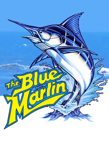 Portada oficial del videojuego The Blue Marlin