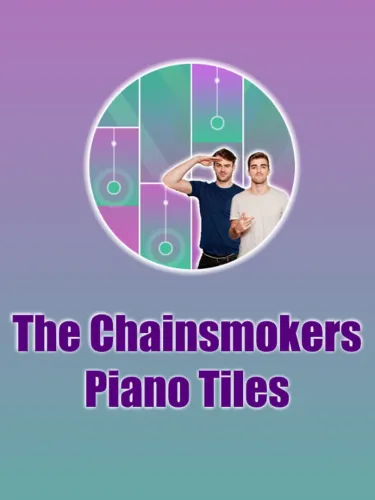 Portada oficial del videojuego The Chainsmokers Piano Tiles