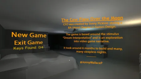 Portada de The Cow Flew Over the Moon