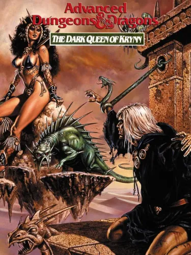 Portada de The Dark Queen of Krynn