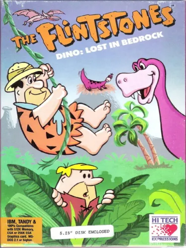 Portada de The Flintstones: Dino – Lost in Bedrock