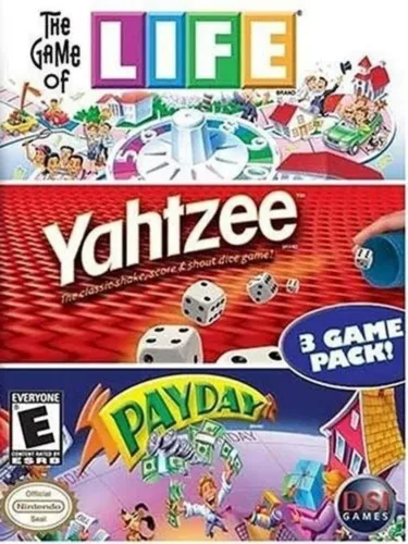 Portada de The Game of Life / Yahtzee / Payday