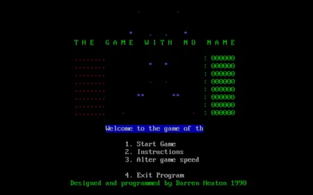 Portada de The Game With No Name