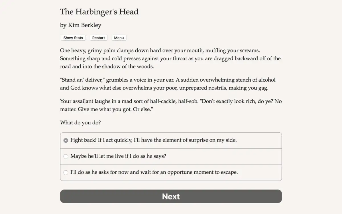 The Harbinger’s Head