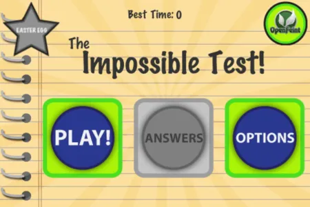 Portada de The Impossible Test