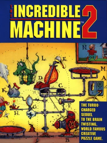 Portada oficial del videojuego The Incredible Machine 2