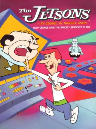 Portada de The Jetsons in By George, in Trouble Again
