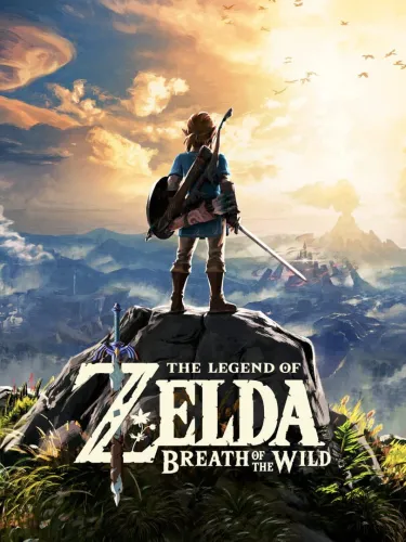 Portada oficial del videojuego The Legend of Zelda: Breath of the Wild