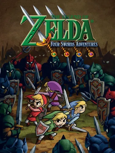 Portada de The Legend of Zelda: Four Swords Adventures