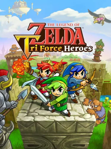 Portada de The Legend of Zelda: Tri Force Heroes