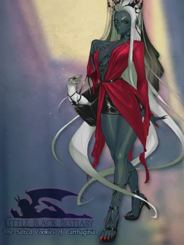 Portada de The Little Black Bestiary: The Salted Cookies of Carthaginia