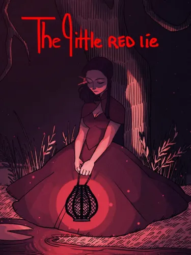 Portada de The Little Red Lie