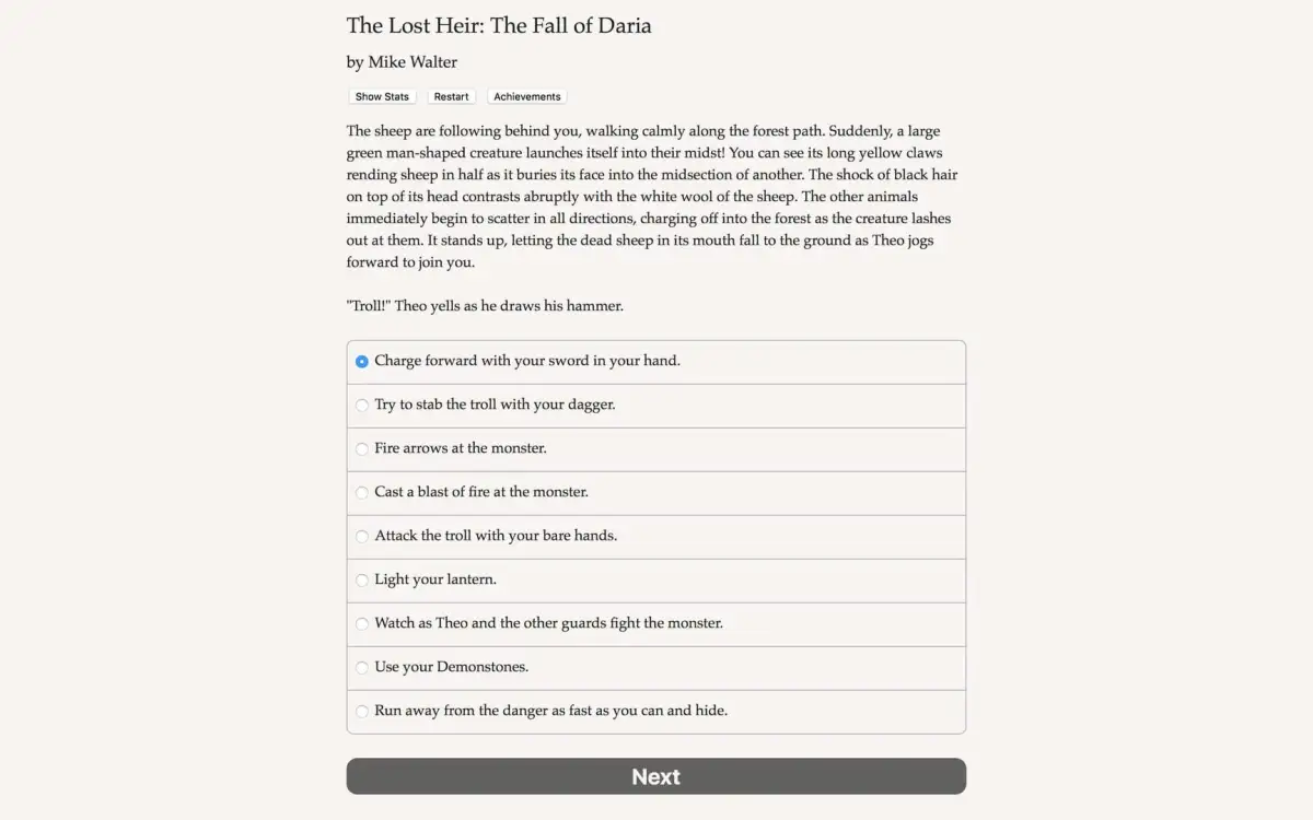 The Lost Heir: The Fall of Daria