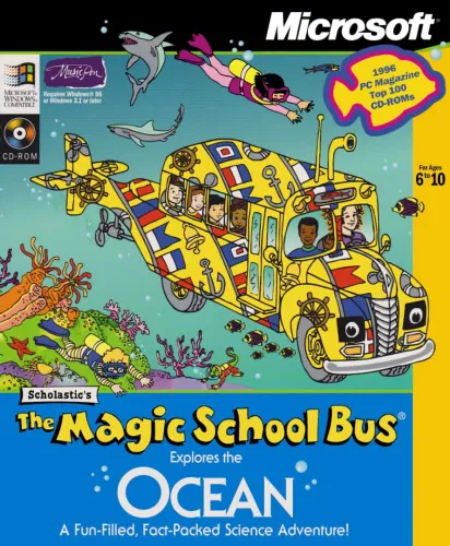 Portada de The Magic School Bus Explores the Ocean