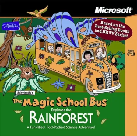Portada de The Magic School Bus Explores the Rainforest