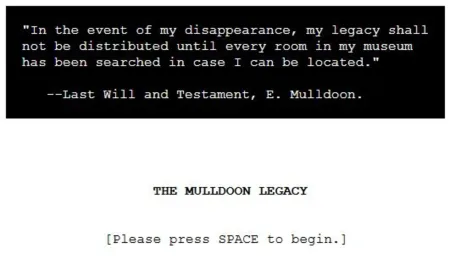 Portada de The Mulldoon Legacy