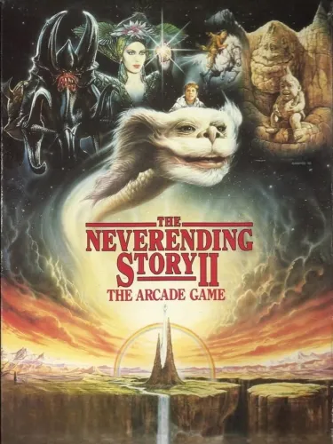 Portada de The Neverending Story II: The Arcade Game