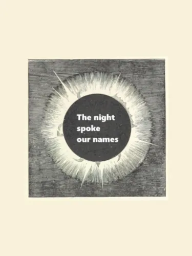 Portada de The night spoke our names