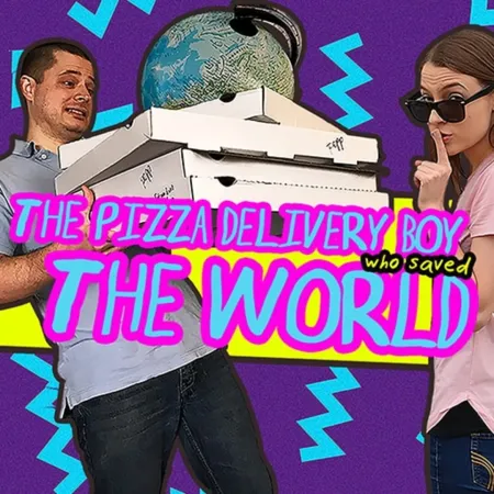 Portada de The Pizza Delivery Boy Who Saved the World
