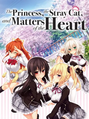 Portada de The Princess, the Stray Cat, and Matters of the Heart