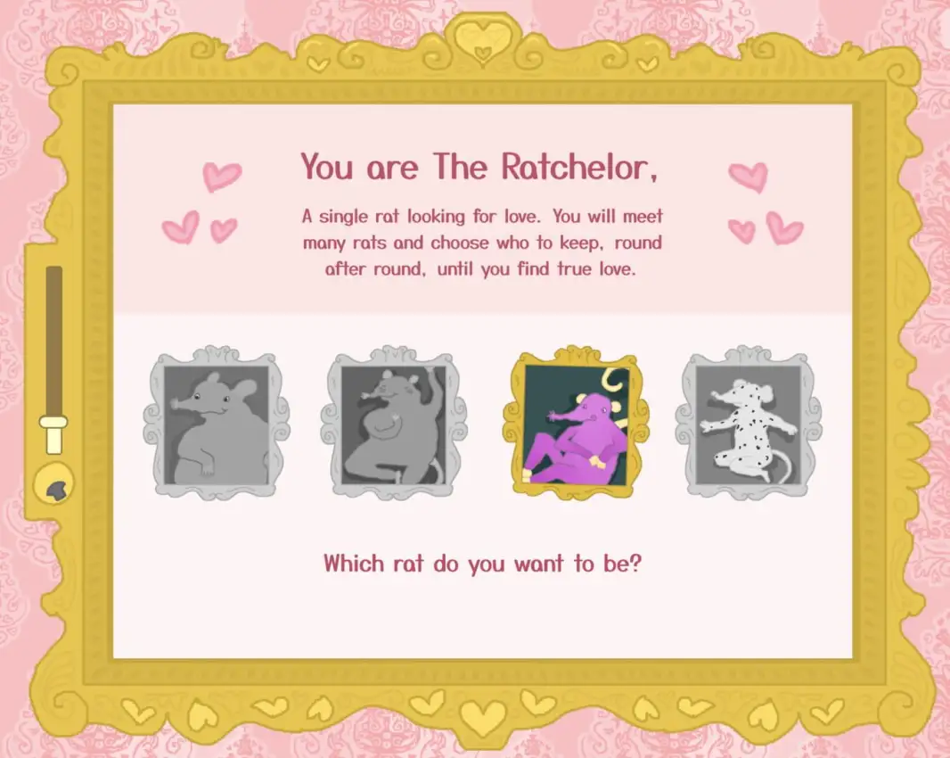 The Ratchelor: A Rat Dating Sim