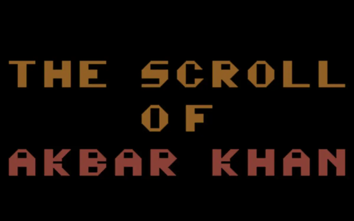 Portada de The Scroll of Akbar Khan