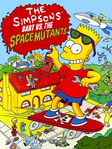 Portada de The Simpsons: Bart vs. The Space Mutants