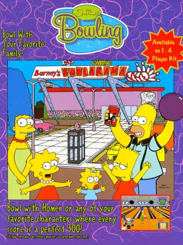 Portada de The Simpsons Bowling