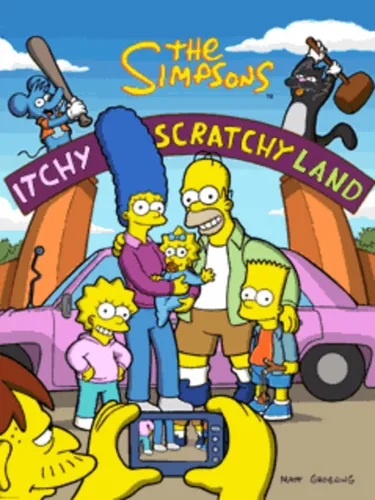 Portada de The Simpsons: Itchy & Scratchy Land