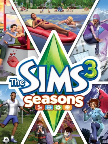 Portada oficial del videojuego The Sims 3: Seasons
