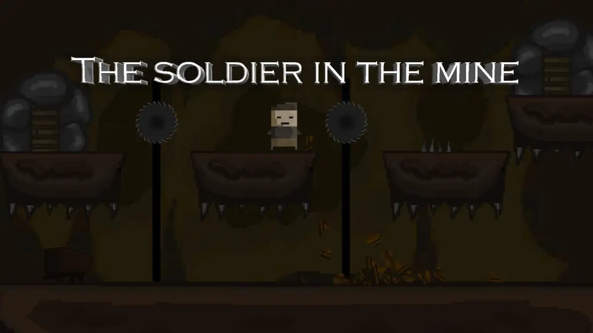 The soldier in the mine