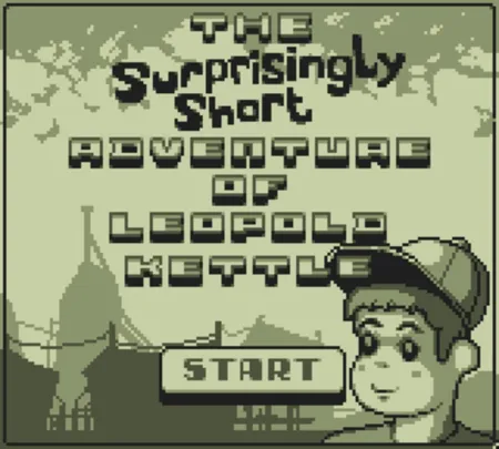 Portada de The Surprisingly Short Adventure of Leopold Kettle