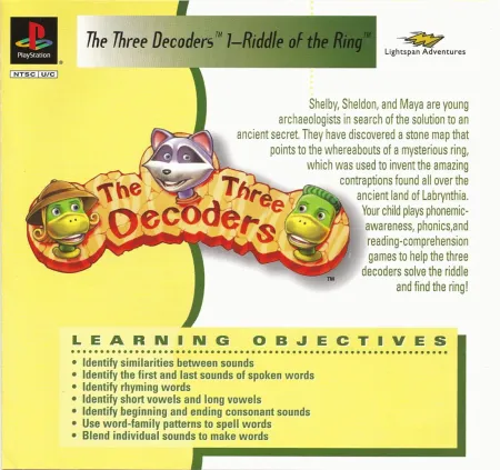 Portada de The Three Decoders 1 – Riddle of the Ring