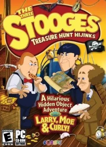 Portada de The Three Stooges: Treasure Hunt Hijinks