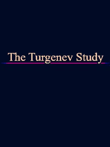 Portada de The Turgenev Study
