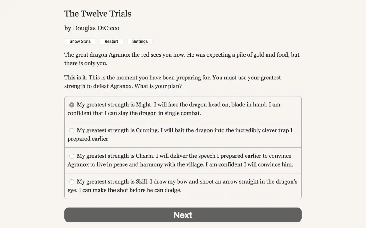 The Twelve Trials
